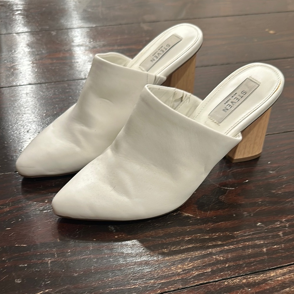 Steven White Women's Mules
